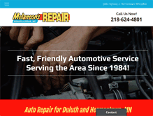 Tablet Screenshot of melansonsrepair.com